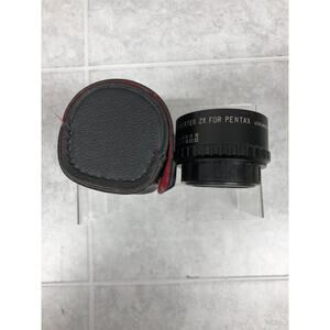 Telesar Auto Tele Converter 2X for Pentax with One Cap and Case